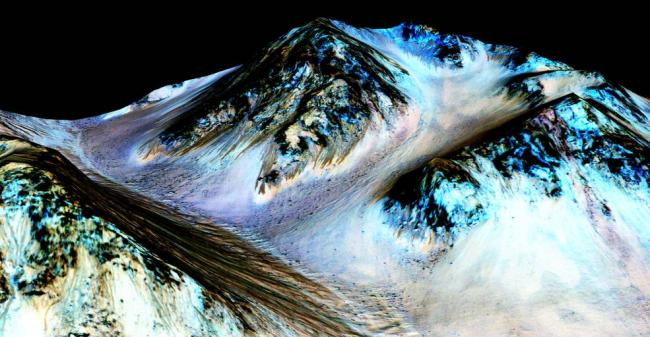 NASA confirms evidence that liquid water flows on todayâ€™s Mars