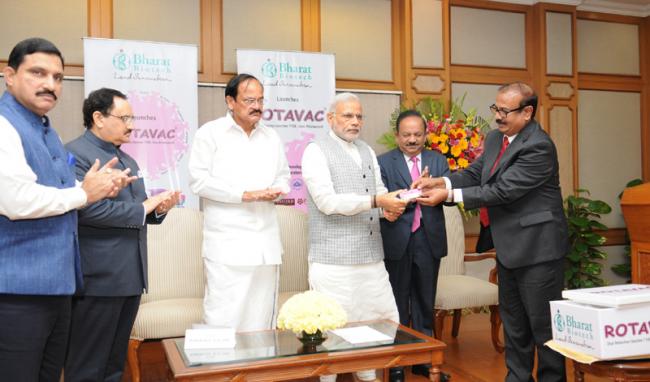 PM launches indigenously developed vaccine against Rotavirus