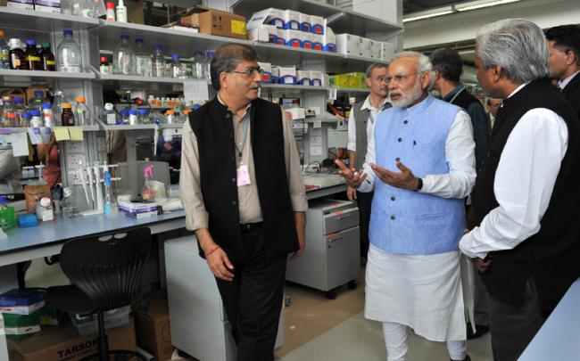 PM visits Institute for Stem Cell Research, interacts with scientists
