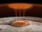 Jupiterâ€™s great red spot likely a massive heat source