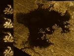 Mystery feature evolves in Titan's Ligeia Mare