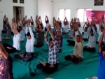 Over 18000 wood craftsmen celebrate Yoga Day