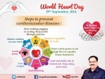 World Heart Day: Health Minister urges people to lead a balanced life