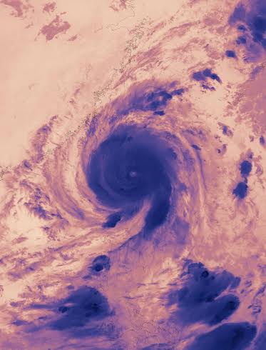 NASA looks at Typhoon Nepartak over Taiwan in visible and infrared Ligh