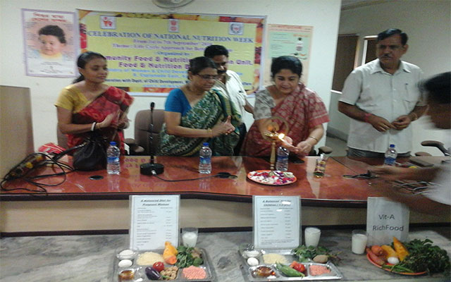 The national nutrition week begins in West Bengal