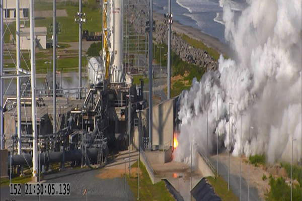 Orbital ATK conducts test of Antares first stage