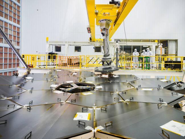 NASA's James Webb Space telescope primary mirror fully assembled