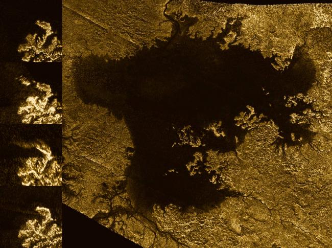 Mystery feature evolves in Titan's Ligeia Mare