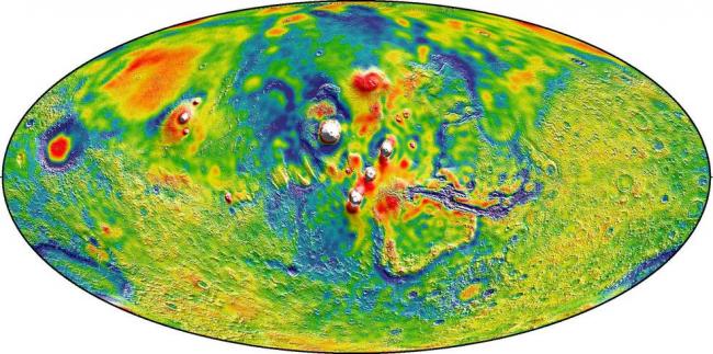 New gravity map gives best view yet inside Mars