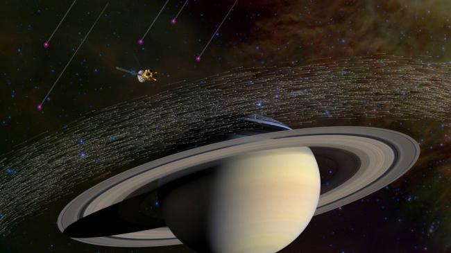 Saturn Spacecraft samples Interstellar Dust
