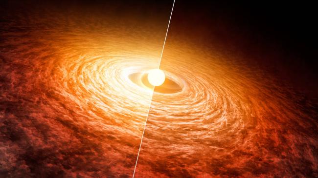 Gluttonous star may hold clues to planet formation