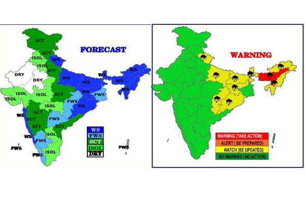 IMD issues weather warning for the next five days