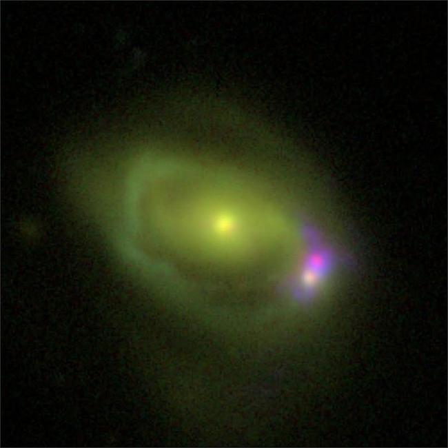 NuSTAR probes puzzling galaxy merger