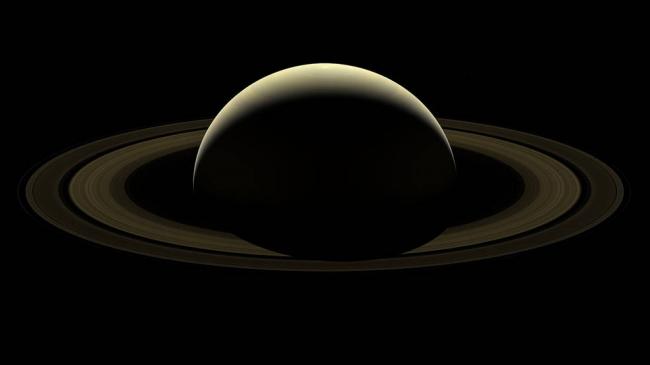 Cassini image mosaic: A farewell to Saturn