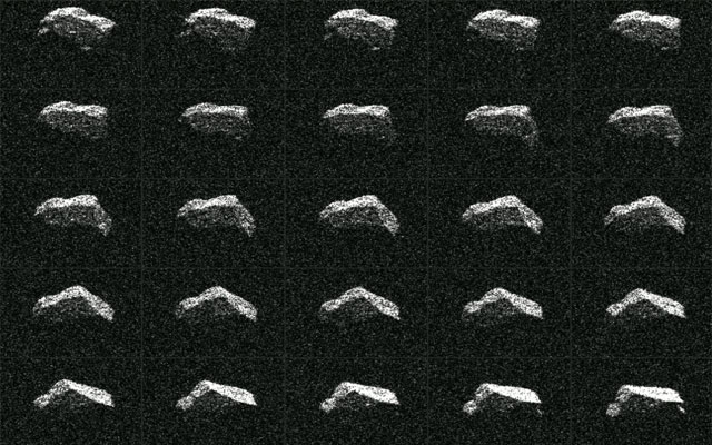 Asteroid resembles dungeons and dragons dice