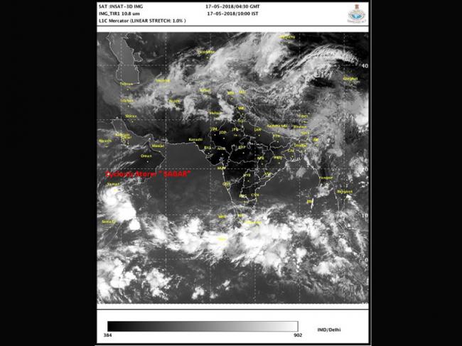 Deep depression intensifies into cyclonic storm 'Sagar' over Gulf of Aden