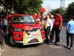 Polio-free awareness car rally held in Kolkata