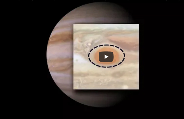 Jupiter's great red spot getting taller as it shrinks, NASA team finds