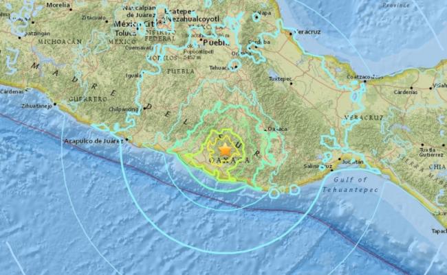 Strong 7.2M earthquake hits Mexico