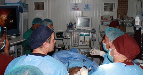 Keyhole surgery returns to war-shattered Mosul as WHO prioritizes medical improvements