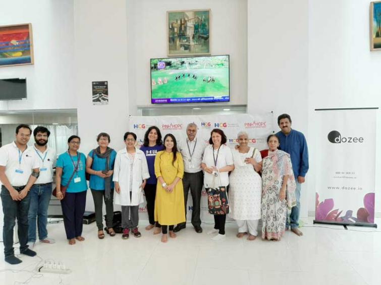 Cancer patients at Bengaluru's HCG gets first-of-its-kind meditation experience with Dozee on Yoga Day