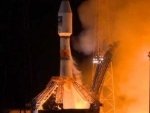 Russian Soyuz carrier with Galileo satellites lifts off from Kourou