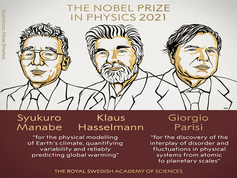 Nobel Prize in Physics awarded to three scientists for contributions to understanding complex physical systems