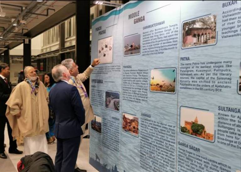 Union Environment Minister inaugurates Ganga Connect Exhibition at Glasgow amidst COP-26