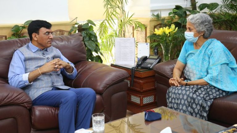 Health Minister Mansukh Mandaviya meets WHO chief scientist to discuss Covaxin approval