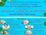 Jammu and Kashmir: Renowned scientists join KU webinar on World Water Day