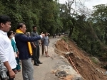 Assam CM visits Haflong, inspects landslide areas and relief camps