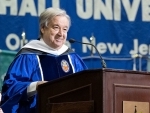‘Don’t work for climate wreckers’ UN chief tells graduates, in push to a renewable energy future