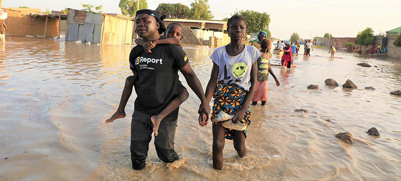 Over 27 million children at risk from devastating record-setting floods