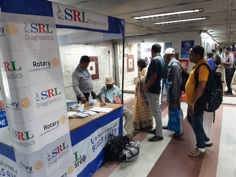 Kolkata metro railway stations host free health check-up camps