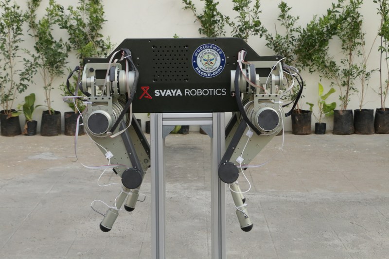 Hyderabad’s Svaya Robotics develops quadruped robot and exoskeleton for defence sector