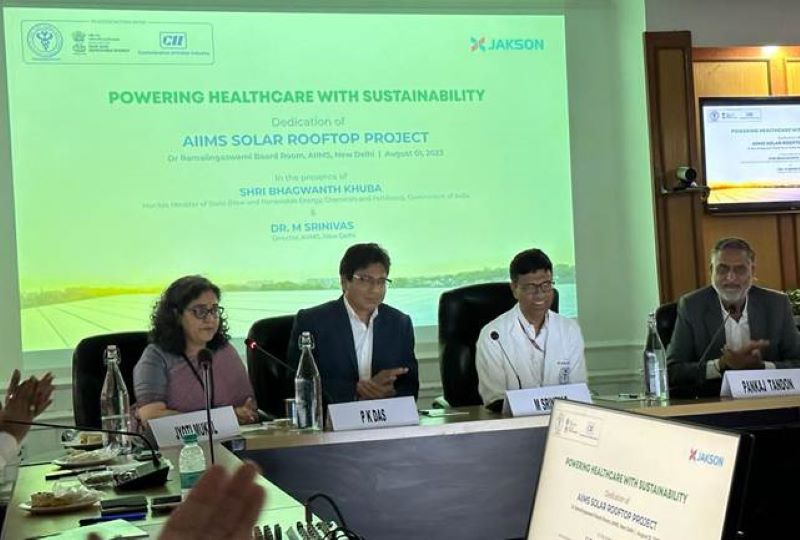 AIIMS partners with IREDA for solarization of AIIMS New Delhi campus