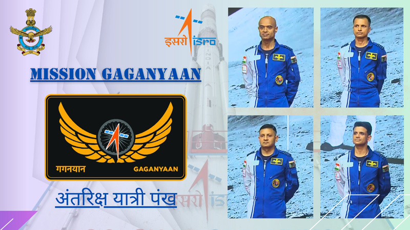 India reveals names of four Gaganyaan Mission astronauts who will be sent to space