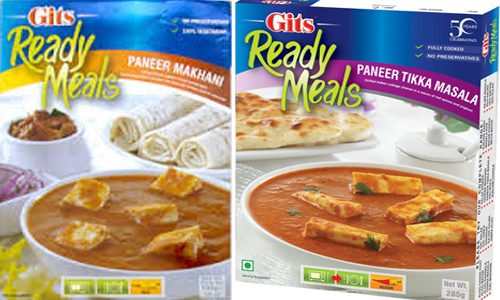 Gits launches 'Paneer Ready Meals'