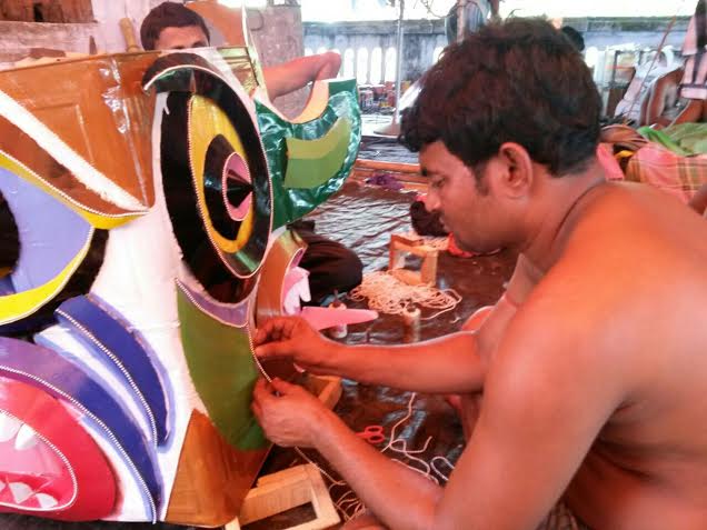 'Dicarded tin drums' to liven up Chaltabagan Durga Puja