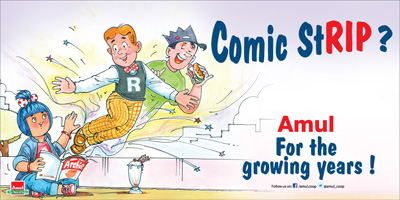 Amul bids farewell to Archie 