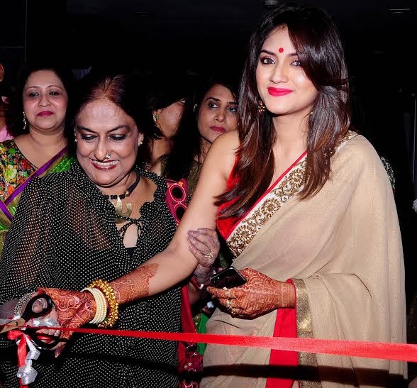 Nusrat inaugurates fashion exhibition in Kolkata