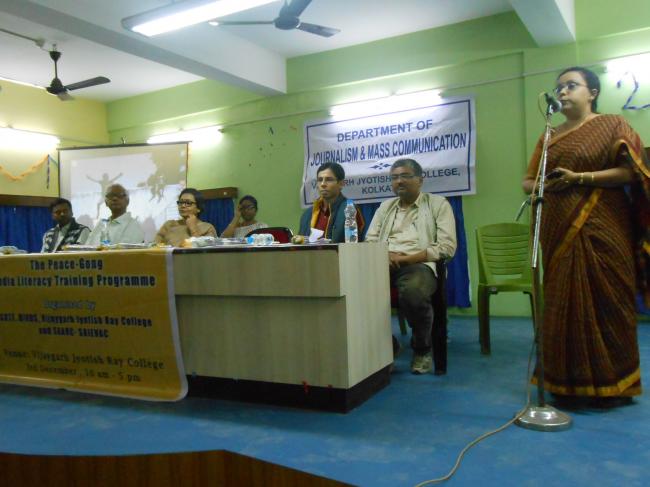 Kolkata college conducts workshop on media literacy
