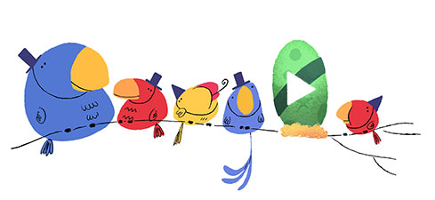 Google posts interactive Doodle on homepage to mark New Year's eve