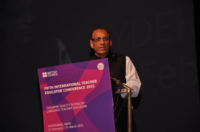 E.S.L. Narasimhan inaugurates teacher's conference in Hyderabad