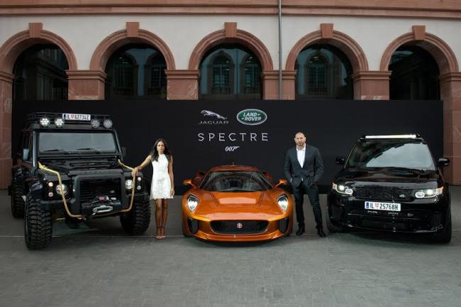 Jaguar celebrates vehicles appearing in new Bond film Spectre 