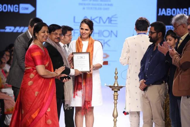 Indian Handlooms, Textile Day presented at LFW