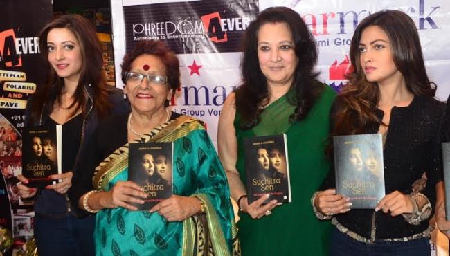 Moon Moon Sen, daughters unveil book on Suchitra Sen