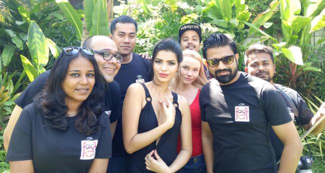 Fface goes international for calendar shoot with Bollywood actress Sonali Raut