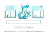 Google doodles on Claude Elwood Shannon's 100th birthday