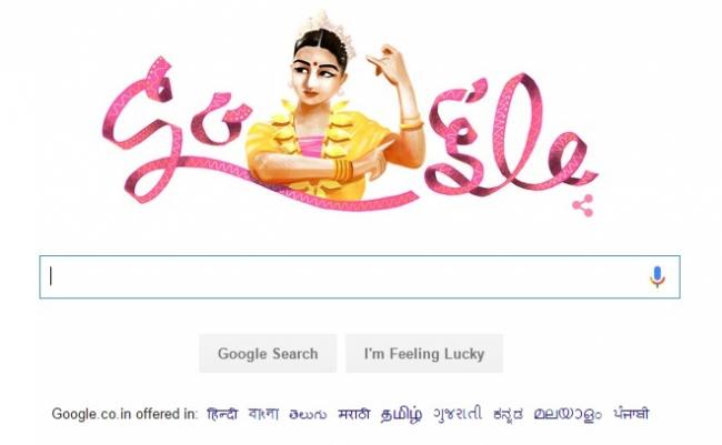 Google doodles to celebrate Rukmini Devi's 112th birth anniversary